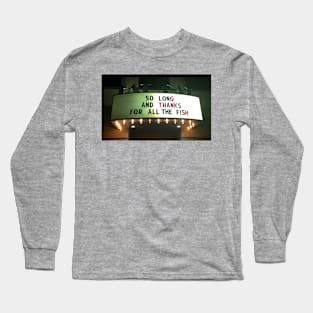 Fat Cat Music House & Lounge Tribute Marquee Long Sleeve T-Shirt